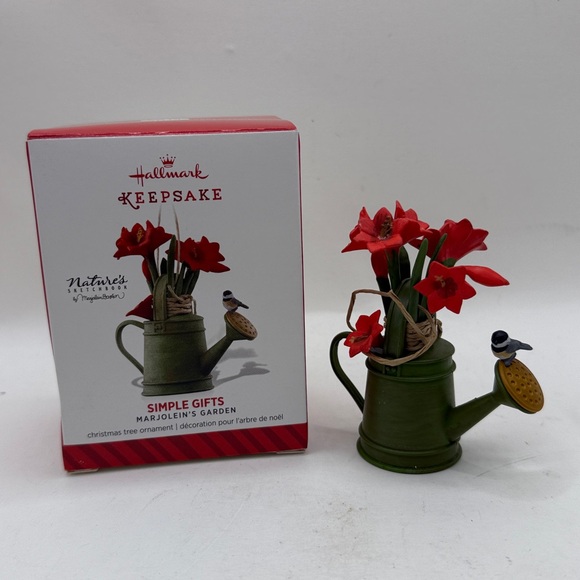 Hallmark Christmas Ornament Simple Gifts Marjolein Garden Flower Can Collectible - Picture 5 of 9